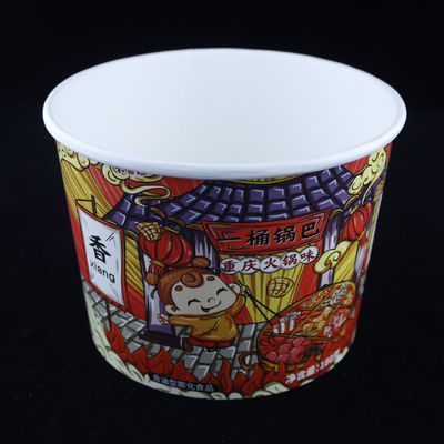 64オンス 紙バケツ フライドチキン 持ち帰り 印刷 食品 梱包