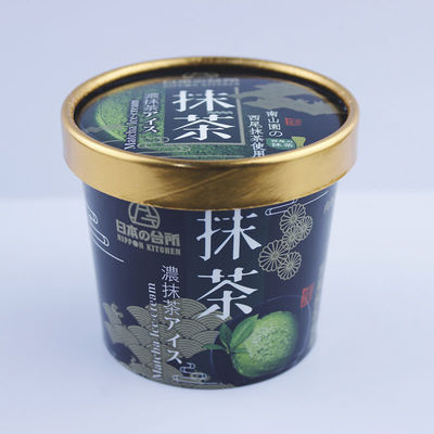 4オンスアイスクリーム紙カップを印刷する 蓋付き 120ml 使い捨て カスタマイズ