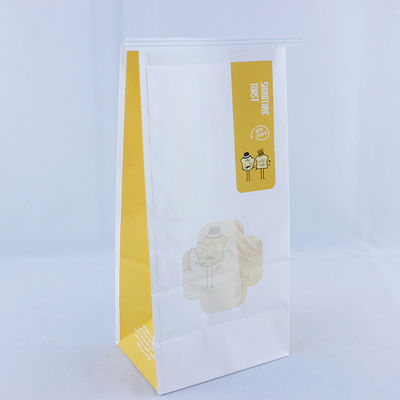 ストリップ クラフト紙  Ziplock バッグ 生物分解 窓葉紙 包帯袋 食品用