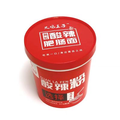 780ml ヌードル紙碗 紙カップ 蓋付き