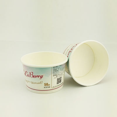 一回用アイスクリーム紙カップ 蓋付き 漏れ止め カスタムボウル 3オンス 85ml