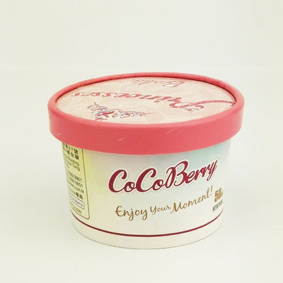 一回用アイスクリーム紙カップ 蓋付き 漏れ止め カスタムボウル 3オンス 85ml