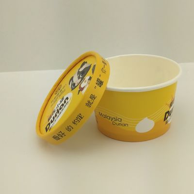 紙蓋 カスタム印刷紙 アイスクリームカップ 印刷 持ち帰り容器 8オンス 250ml 紙カップ