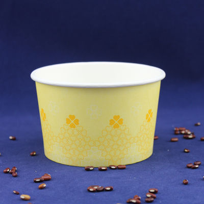 プラスチックドーム蓋付きのヨーグルト紙カップ