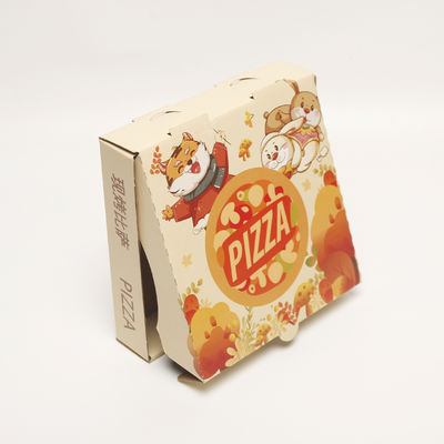ロゴ付きのピザ用食品包装箱 12インチ 14インチ 16インチ