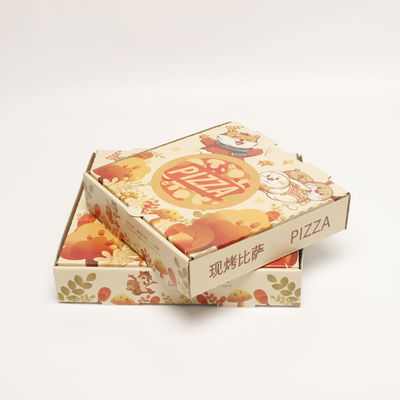 ロゴ付きのピザ用食品包装箱 12インチ 14インチ 16インチ