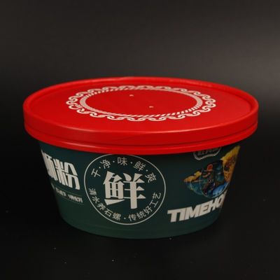 卸売 カスタマイズされた多容量 クラフト紙 スクエア サラダ ヌードル スープ カップ ボウル