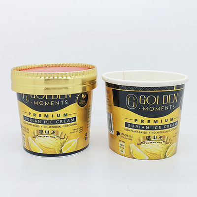 紙蓋付き 厚いヨーグルト用紙包装