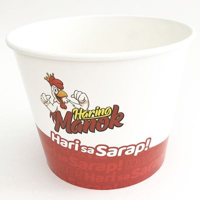 エコフレンドリー フライドチキンの紙バケツ 85オンス 使い捨て紙の食器