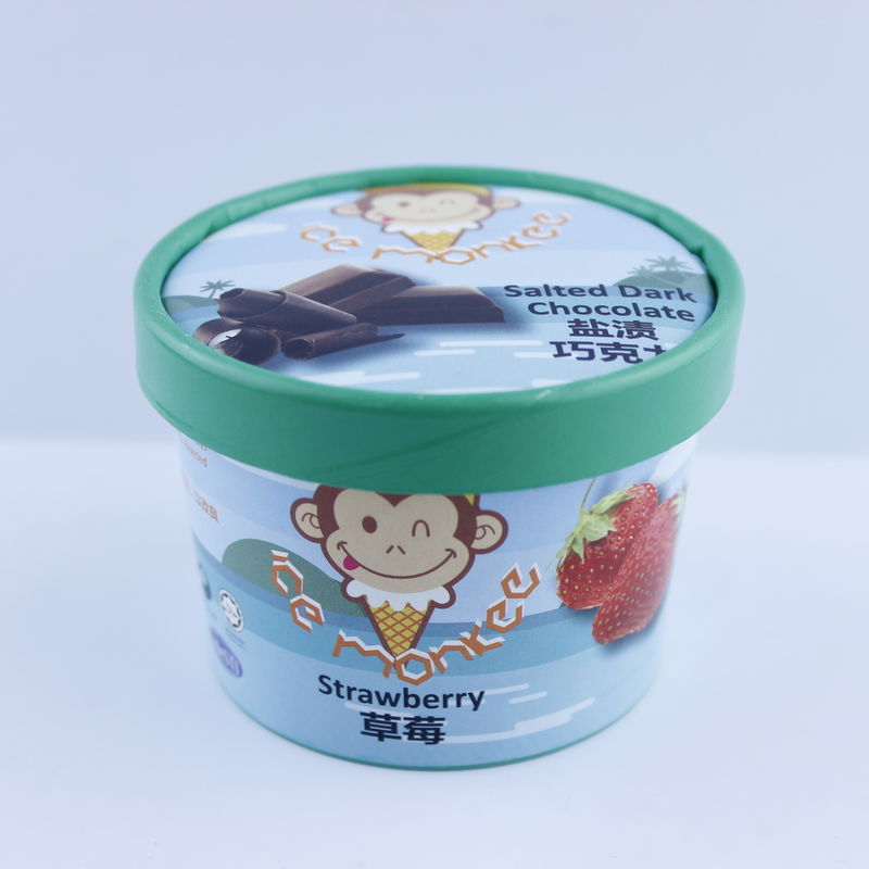 ヨーグルト紙 アイスクリーム ボウル 蓋付き 環境に優しい 5オンス 150ml アイスクリームカップ