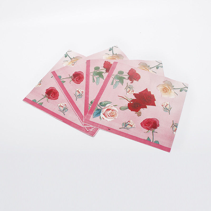 3 プリント紙 ナプキン リサイクル エアレイド 装飾品 250 * 250mm